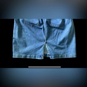 Loft Plus denim skirt